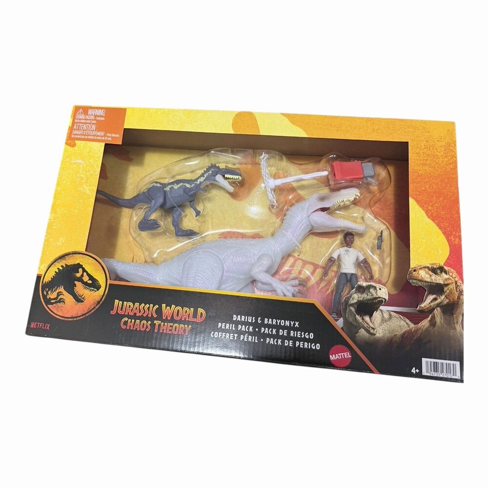 Jurassic World‎ Chaos Theory Peril Pack Darius & Baryonyx NEW Sealed